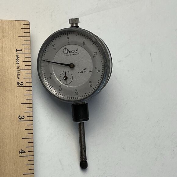 Central Tools Company Universal Dial Indicator .001” Measure Precision Tool - Picture 4 of 11
